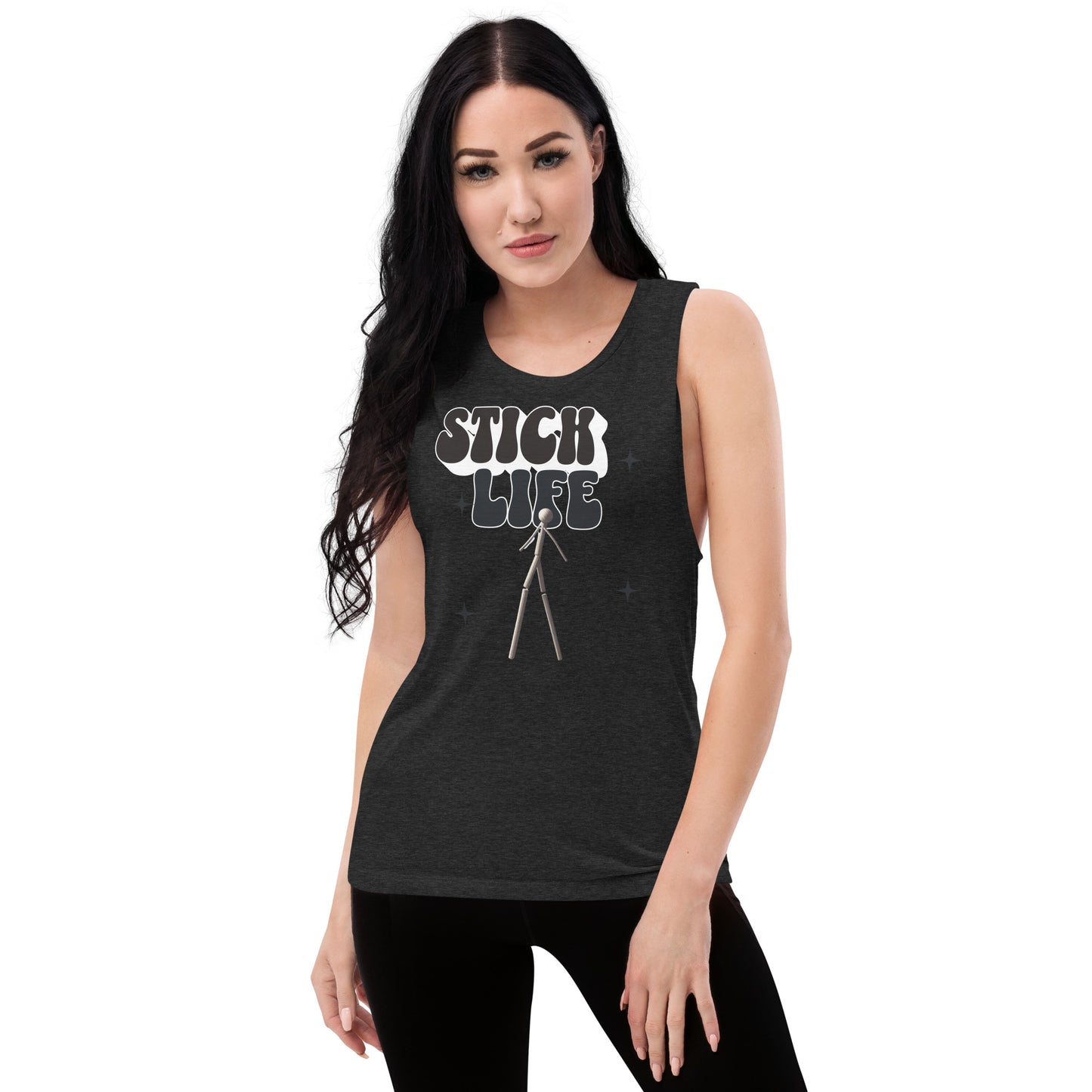 Stick Life Moko Jumbie Ladies’ Muscle Tank