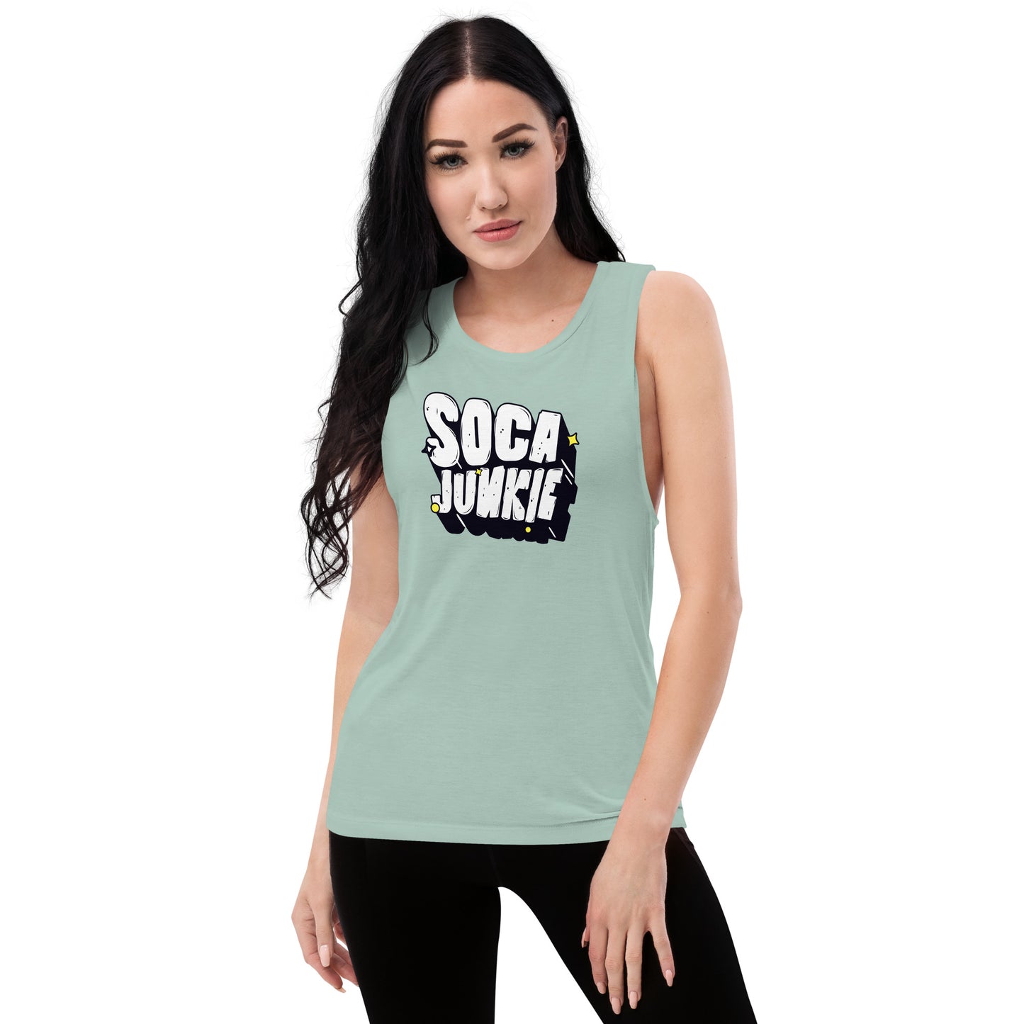 Soca Junkie Ladies’ Muscle Tank