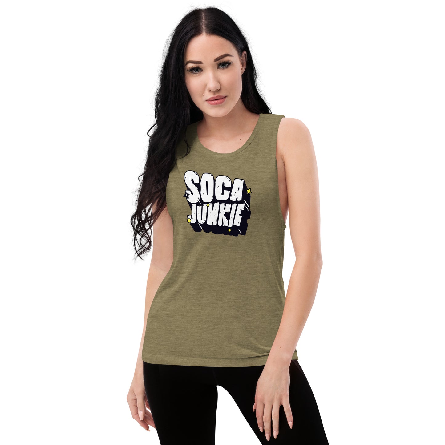 Soca Junkie Ladies’ Muscle Tank