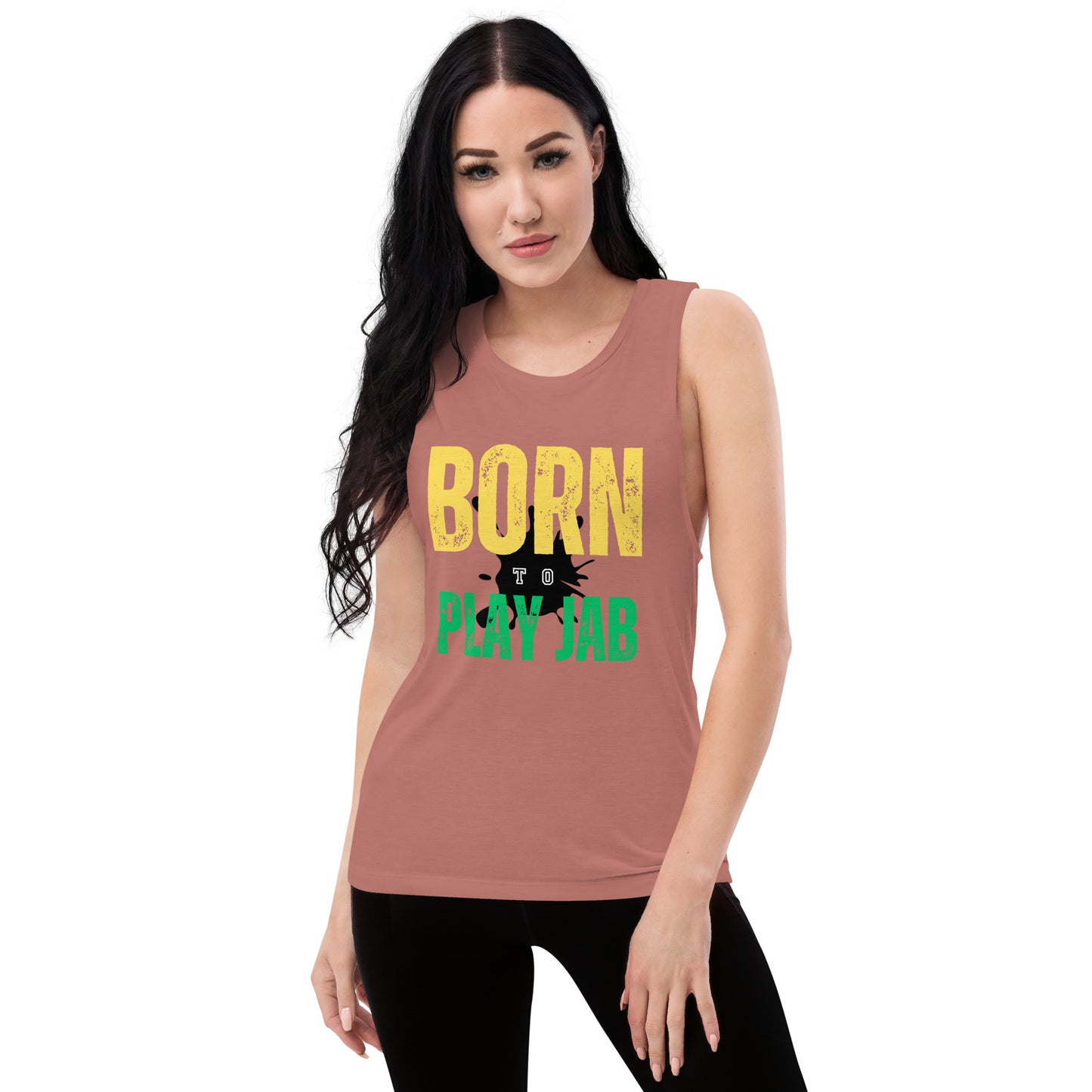 Born To Play Jab Helmet Women's Muscle Tank